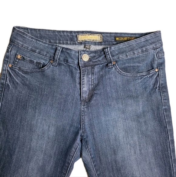 Kardashian Kollection | Dark Wash Skinny Ankle Jeans | Size 10 - Picture 2 of 7